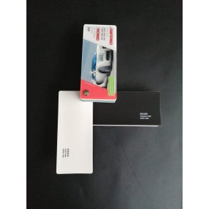 970MRA Sort/Hvid MAT indpakningsfolie m. kanaler