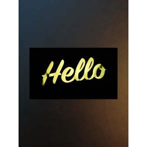 P.S. Film Spejl Guld/Slv 50 cm