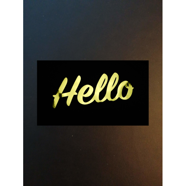 P.S. Film Spejl Guld/Slv 50 cm