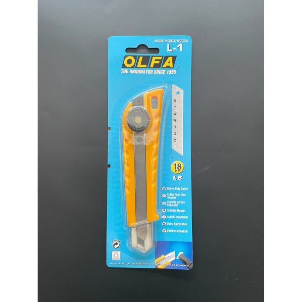 OLFA Heavy Duty Kniv, bred 