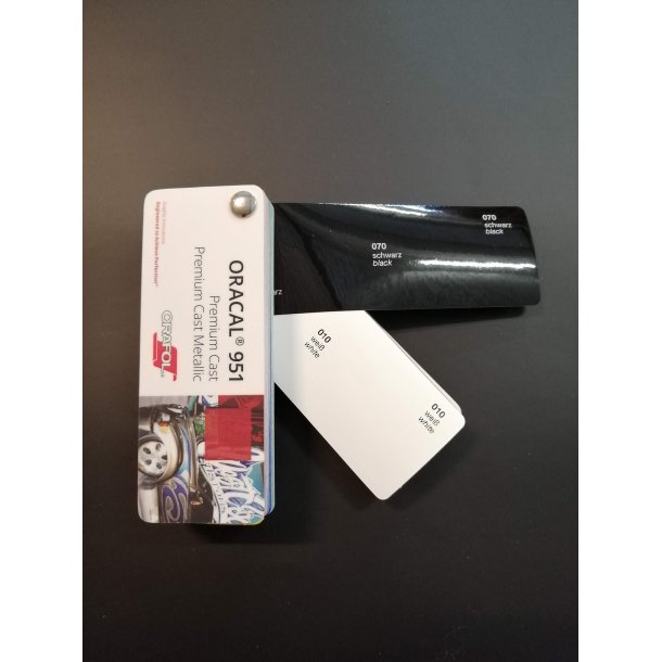 951 Premium Cast Sort/Hvid 10-rs stbt folie