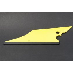 Kombiskraber sort/gul